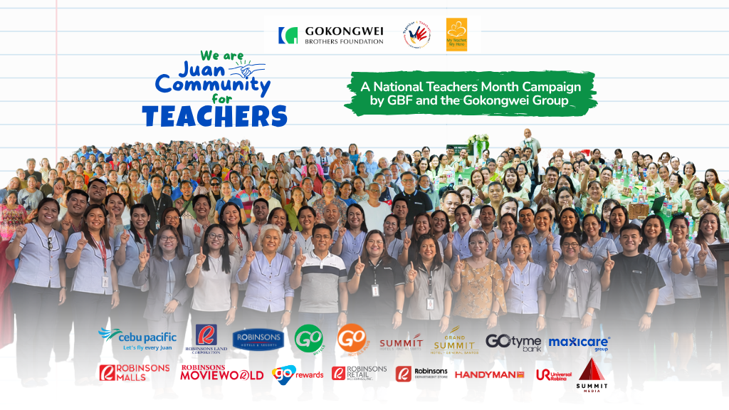 GBF and Gokongwei Group Celebrate National Teachers’ Month 2026 with Promos for Teachers